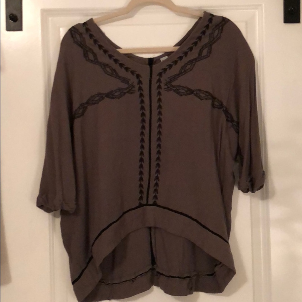 Grey and Black Shirt